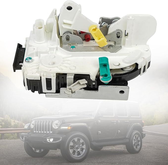 BHB Rear Tailgate Door Latch with Power Locks Compatible with Jeep Wrangler