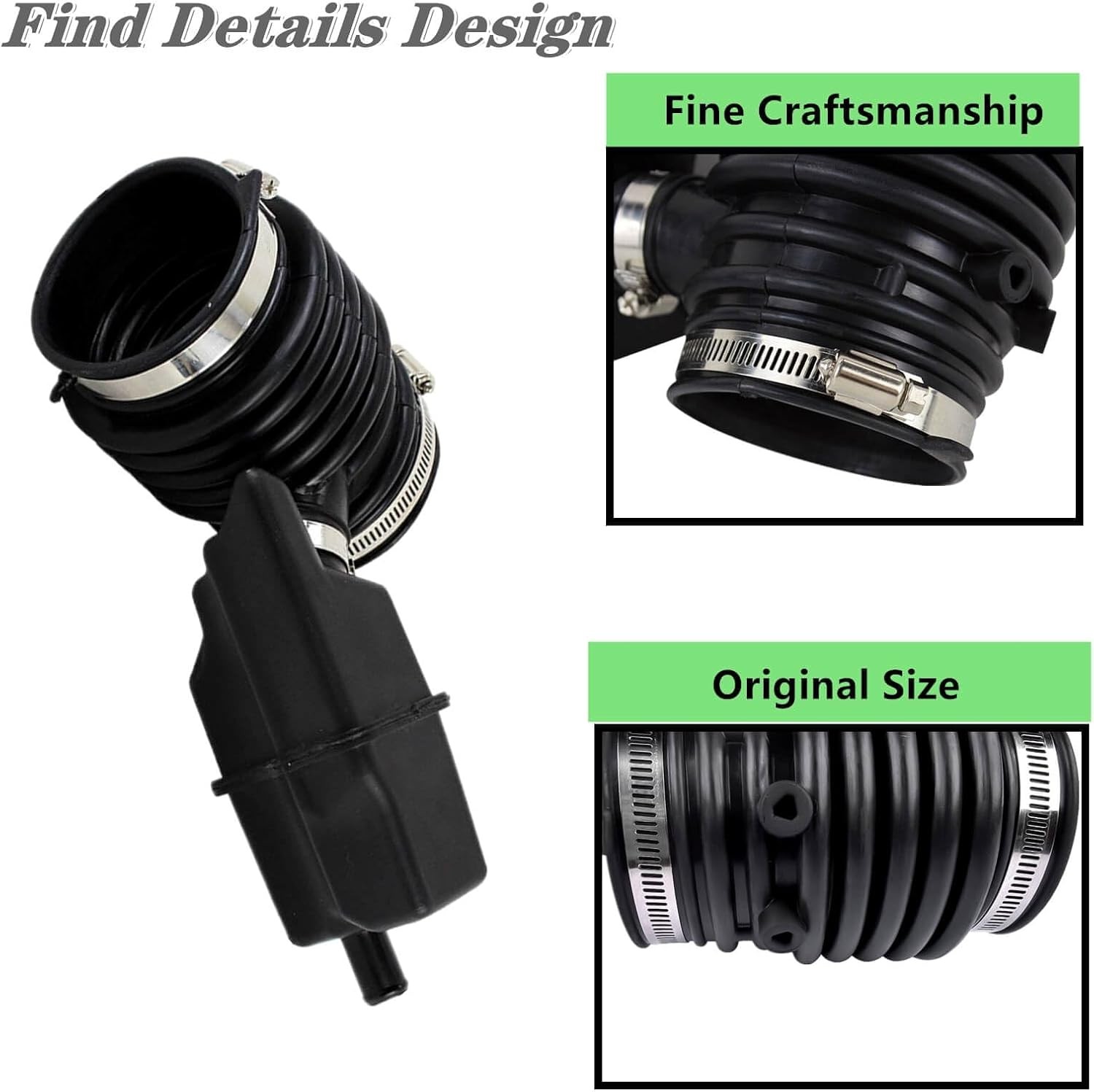 Engine Air Intake Hose 16576-3JA0A, For Nissan Murano 2015-2023 Pathfinder 2013-