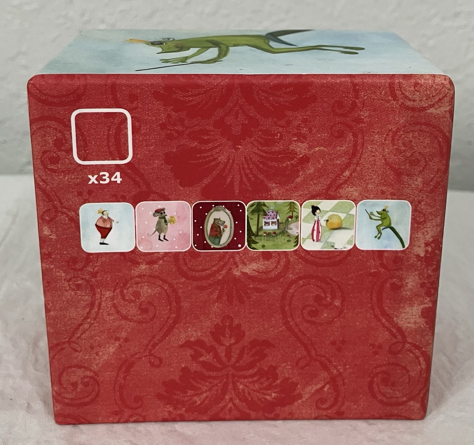 IKEA KVACK Memory Matching Card Game Frog Princess Wolf Fairy Tales Pre-owned