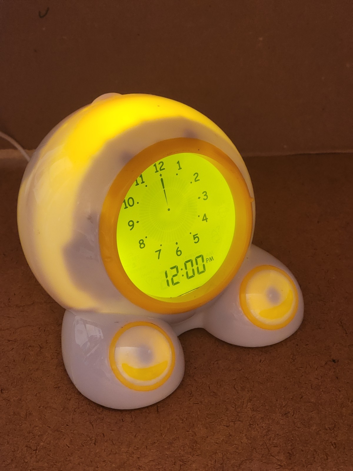 Onaroo Teach Me Time Talking Alarm Clock & Night-Light – with USB Power Cable
