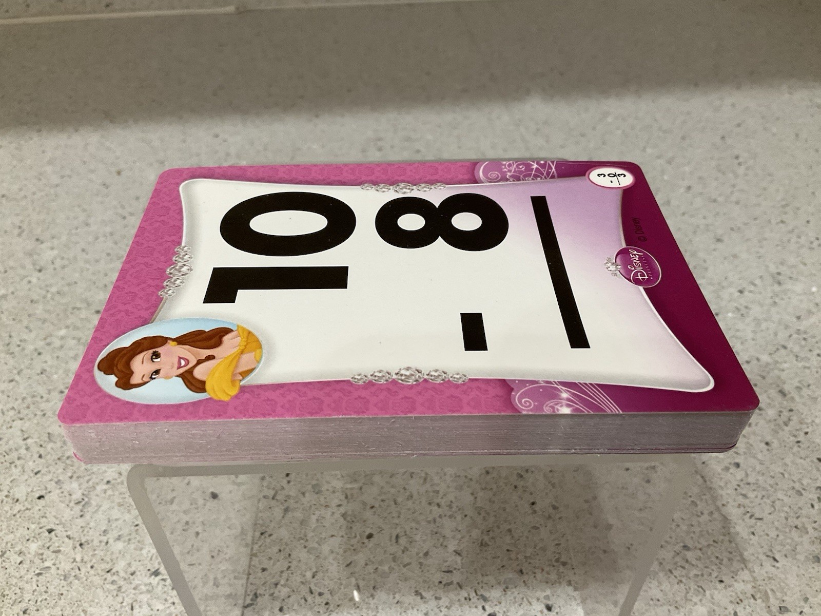 Disney Princess Subtraction Learning Game Cards Educational Flash Cards Math NEW