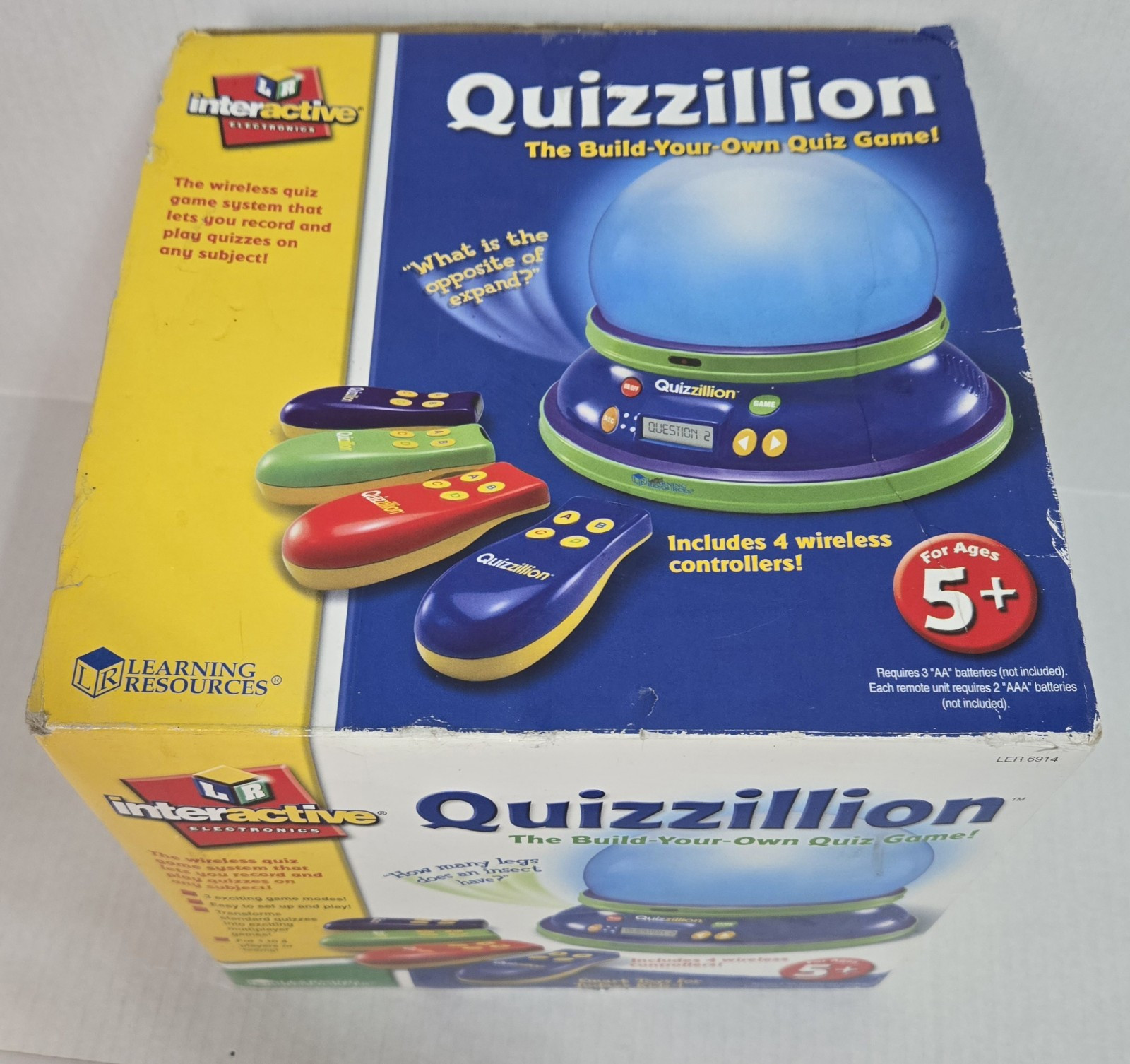 Learning Resources Quizzillion: The Build-Your-Own Quiz Game! New Open Box