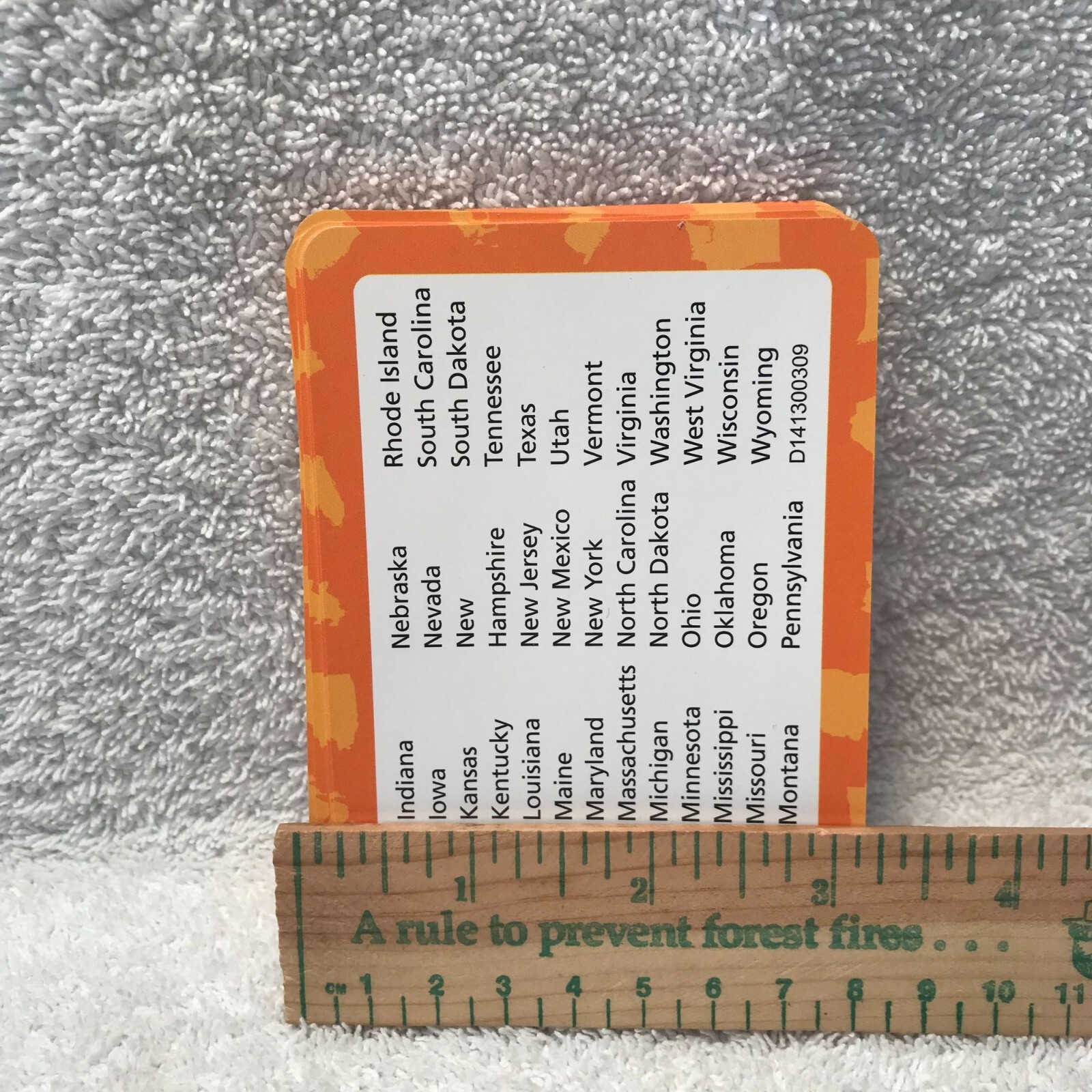 ABC United States Flash Cards 36 Count Ages 6+ Learn States & Landmarks