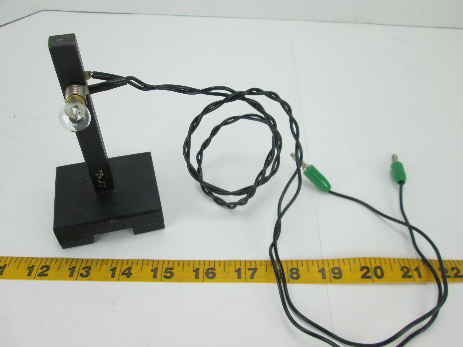 Single Lamp Signal Light Test Electric Science Fair Experiments Lab School T