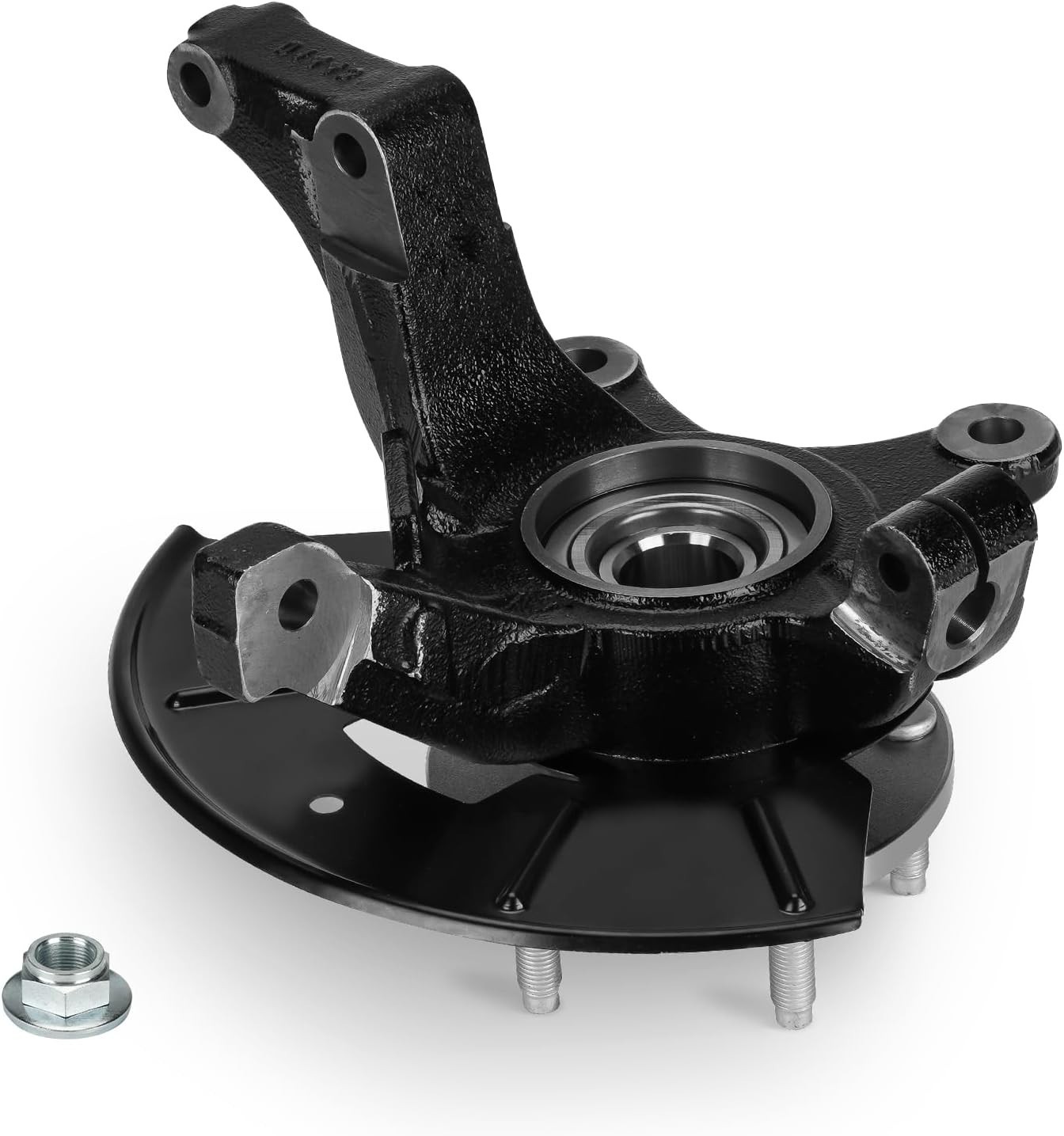 Front Right Side Steering Knuckle & Wheel Bearing Hub Assembly Compatible wit…