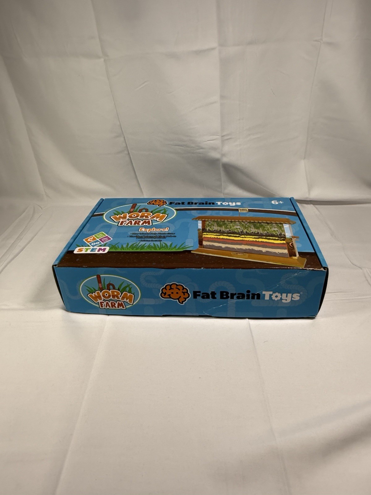 Fat Brain Toys Worm Farm Ages 6+ STEM New In Box Educational Toy