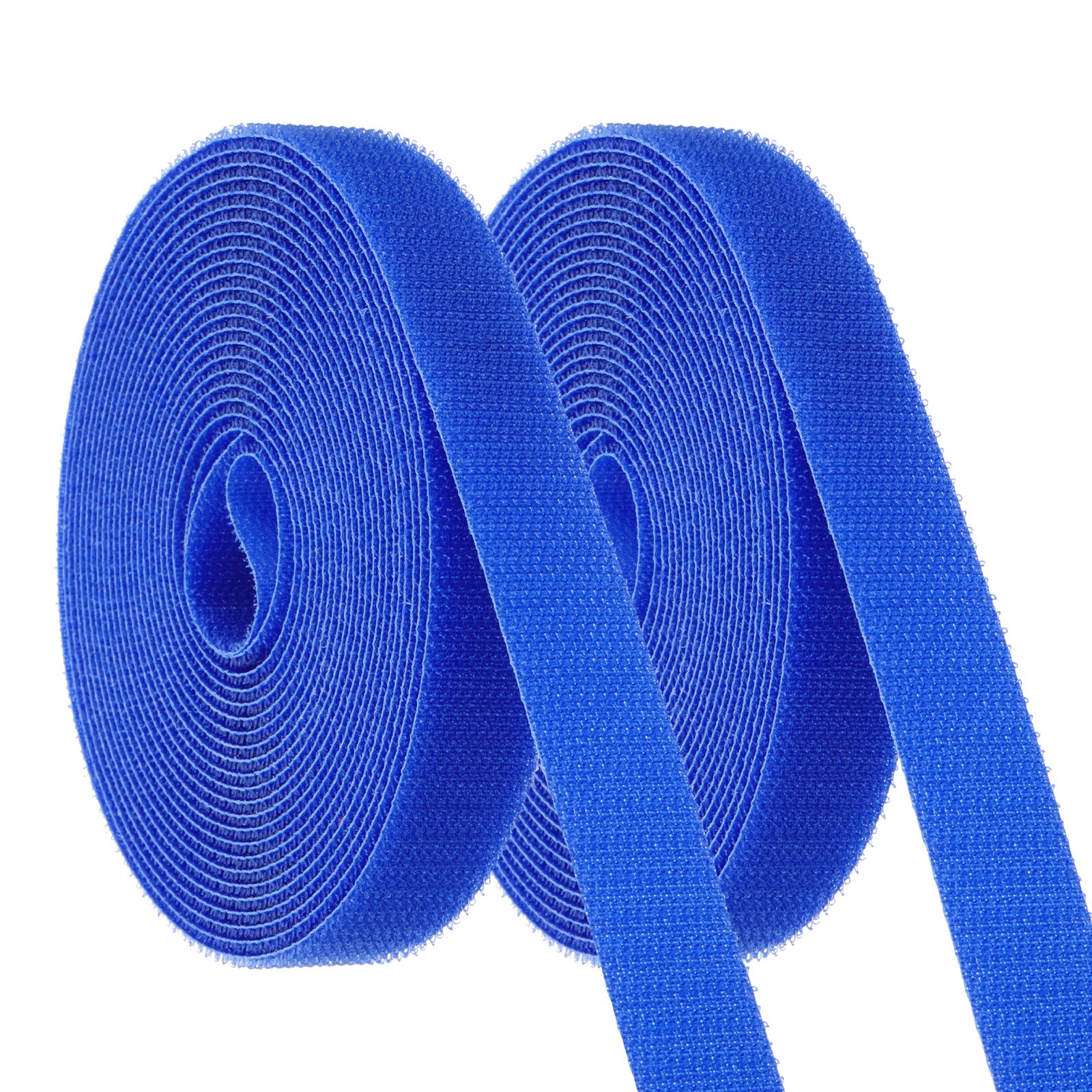 2pcs Carpet Marker Strips 0.8 Inch x 16.4 Ft, Floor Markers Nylon Strip, Blue