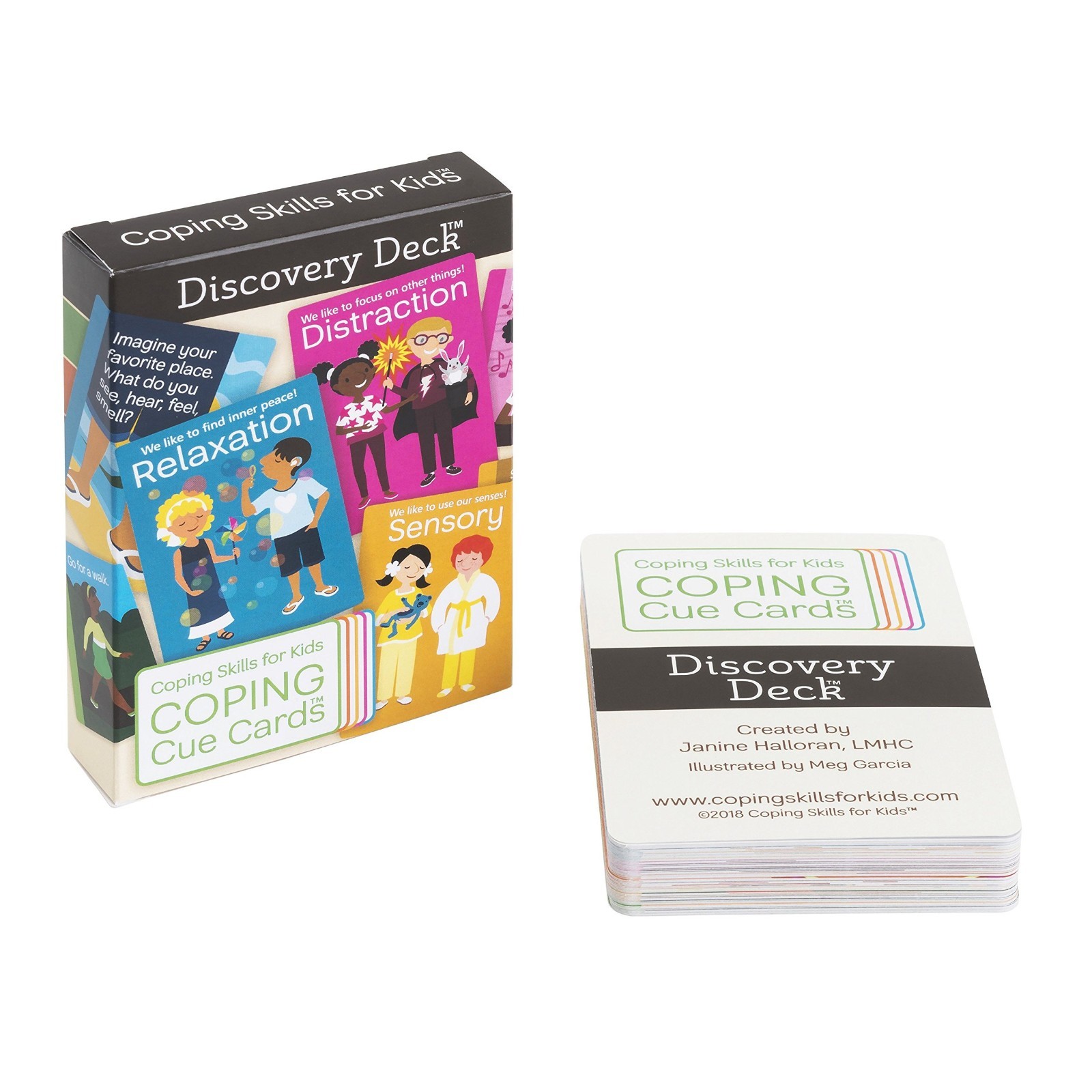 Coping Skills Cue Cards for Kids – Discovery Deck for Emotional Support & Growth