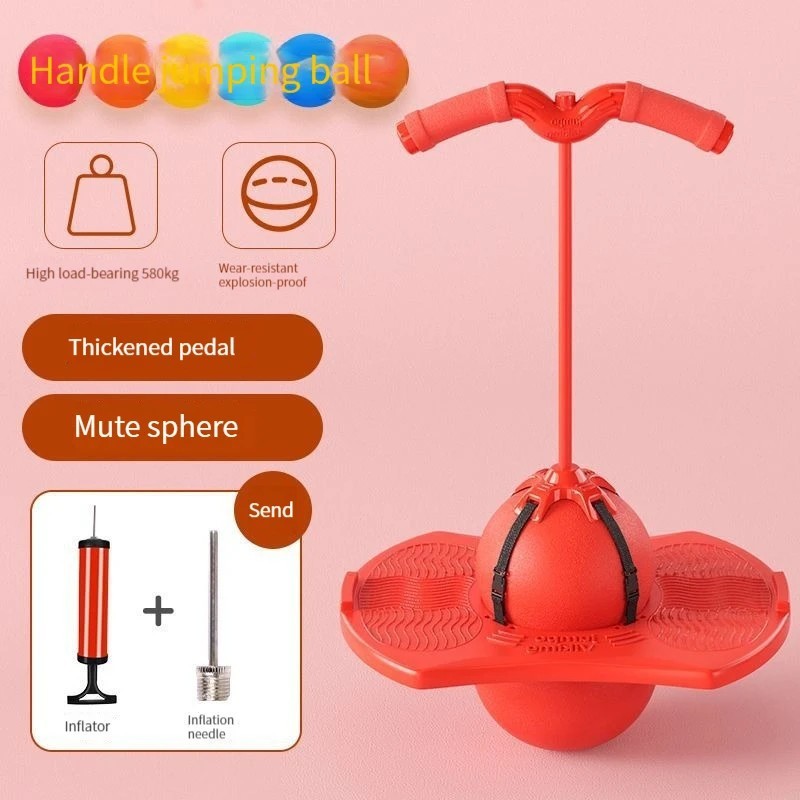 Kids Bouncing Ball Frog Jump Balance Long Height Training Exercise Toy Equipment