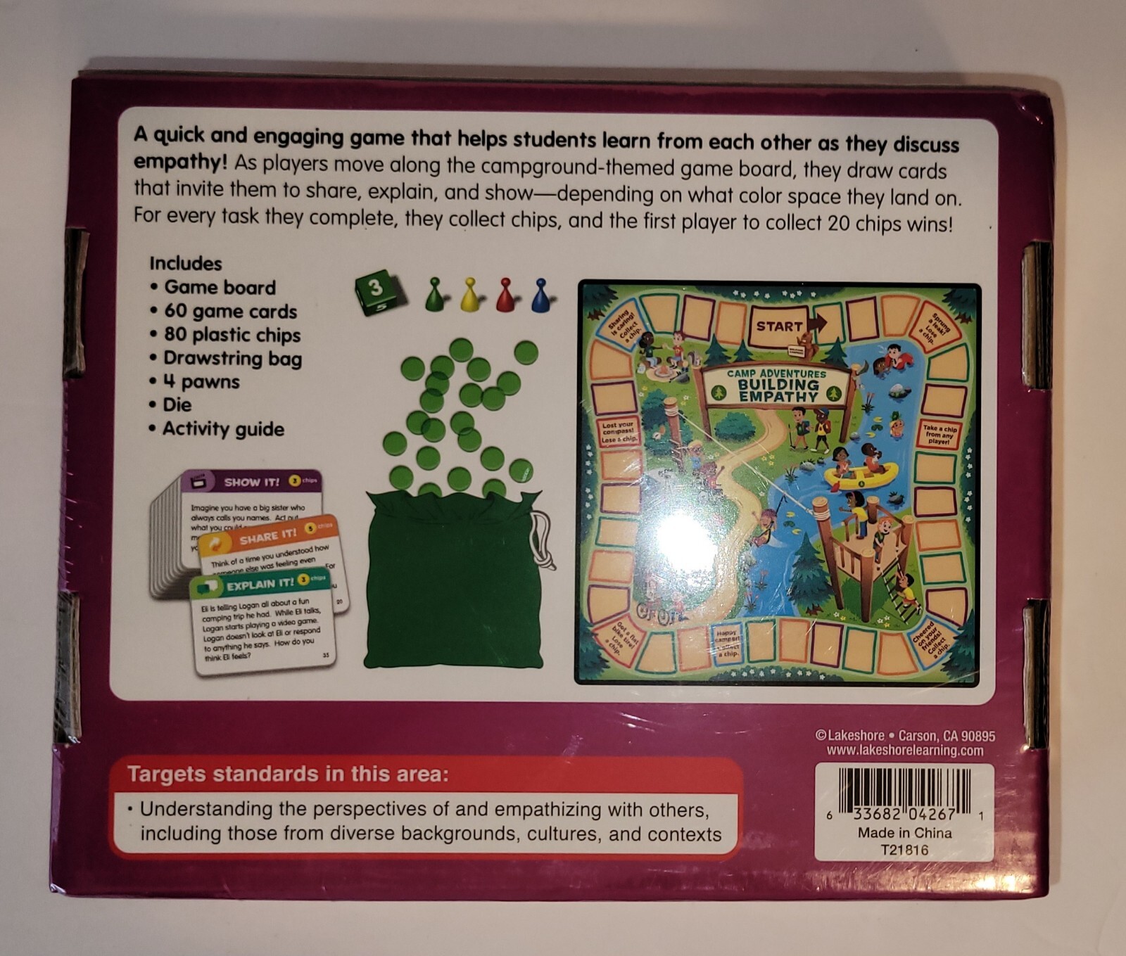 Lakeshore #EE768, Building Empathy, Grab & Play Game ~ NEW IN BOX