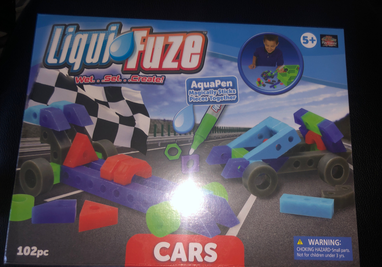 Liqui Fuze Cars 102 Piece New Set 5 Years + New In Box NIB Blocks Toys