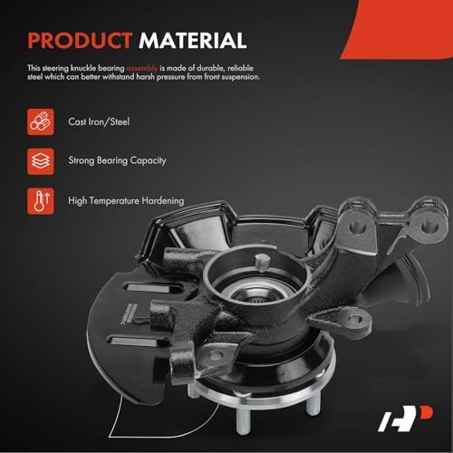 Front Right Steering Knuckle & Wheel Bearing Hub Front Right Passenger Side