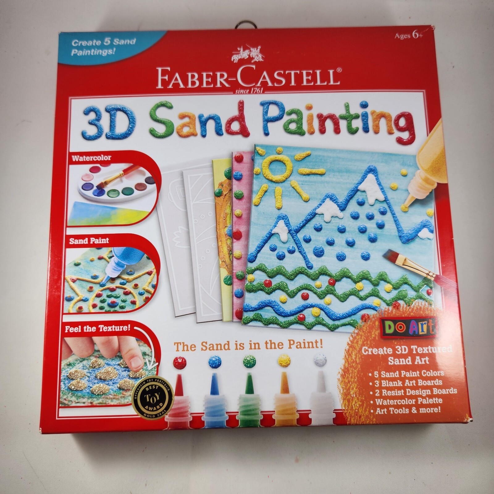 Faber-Castell 3D Sand Painting Kit Children’s Toy STEAM