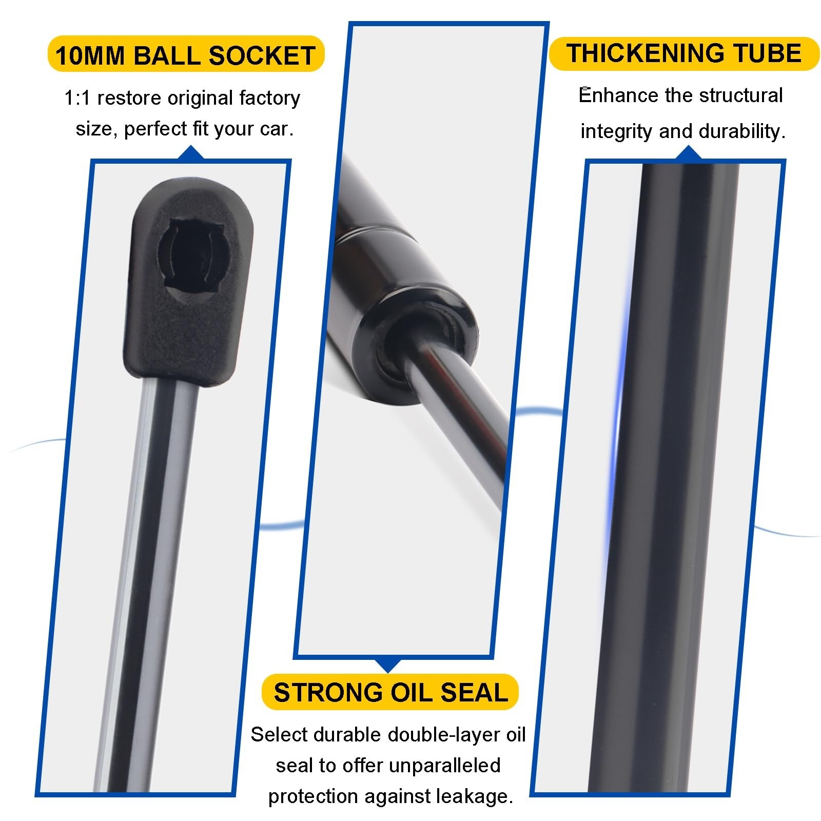 Front Hood Gas Struts for Toyota Camry 2018-2023, Replaces 7170 53440-06180 P…