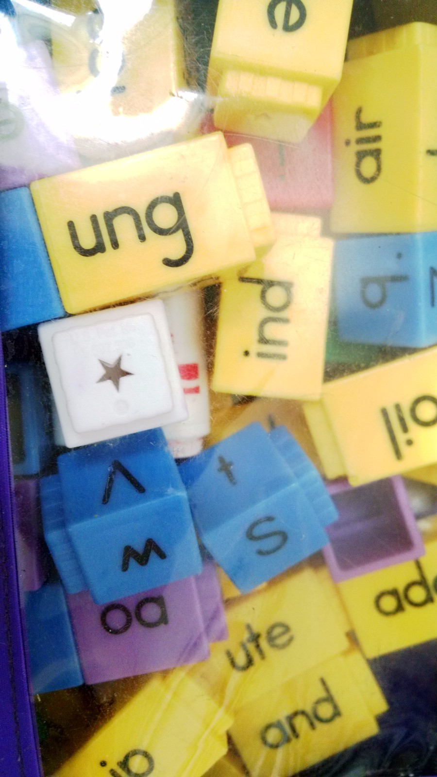 Learning Resources Phonics Activity Set Reading Rods Word Building Purple Kit