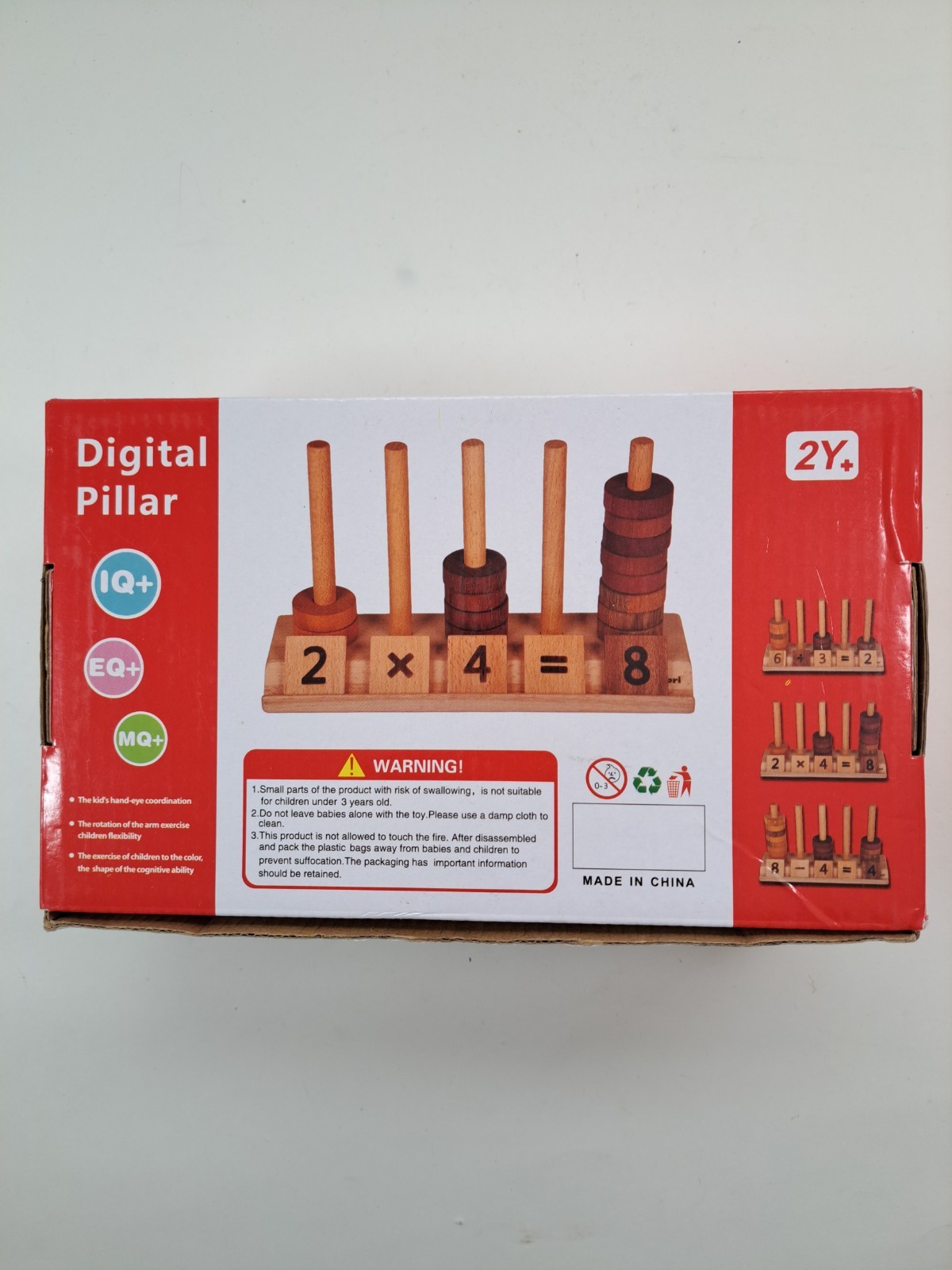 Digital Pillar Kids Wooden Math Activity