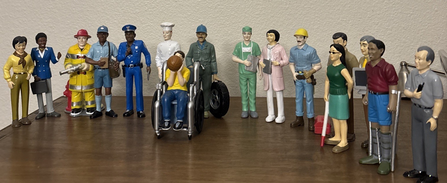 Professional Career Inclusion Figures Diversity Play Education – Lot Of 16