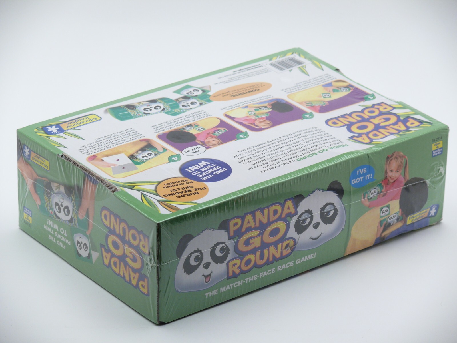 PANDA-GO-ROUND Match The Face Race Game Pre-Reading Skills BRAND NEW Ships FAST