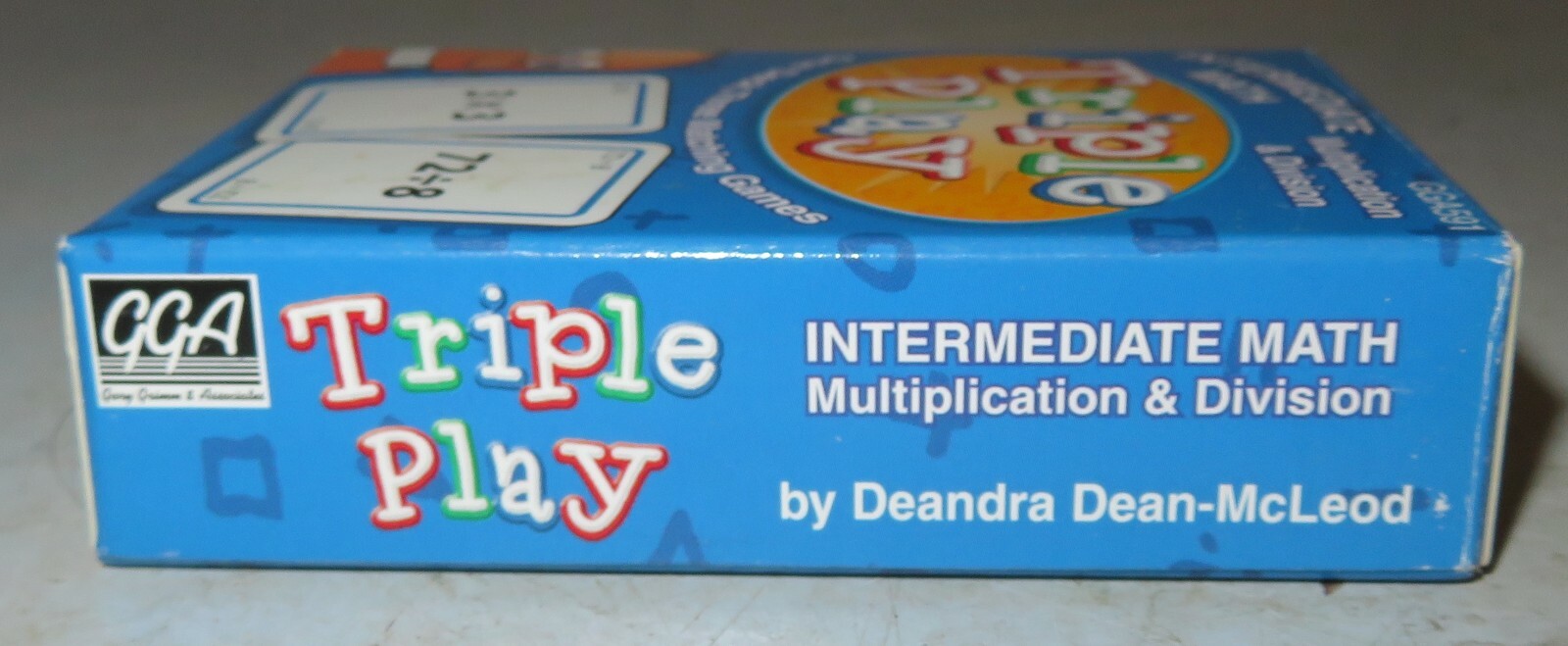 TRIPLE PLAY Cards for Learning Center Intermediate Math Teaching Multiply Divide