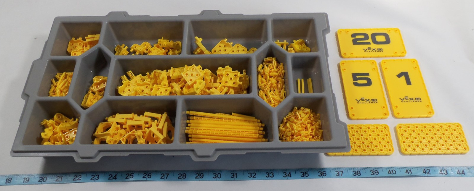 Lot of Miscellaneous Vex IQ Robot Add-On Extra Yellow Parts Robotics Educational