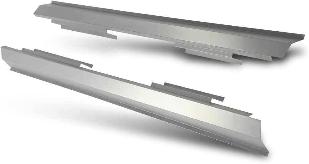 09-14 Ford F150 Crew Cab Slip-on Rocker Panel Guard Plates Pair Left & Right