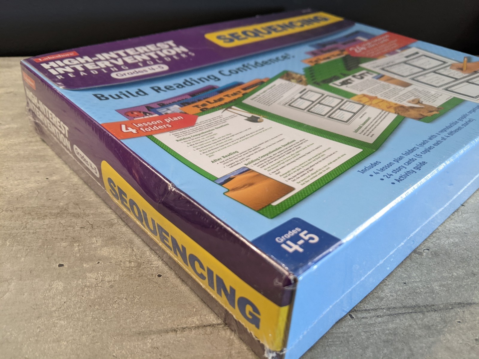 Lakeshore Learning SEQUENCING Literacy Reading High Interest Grades 4-5 SEALED
