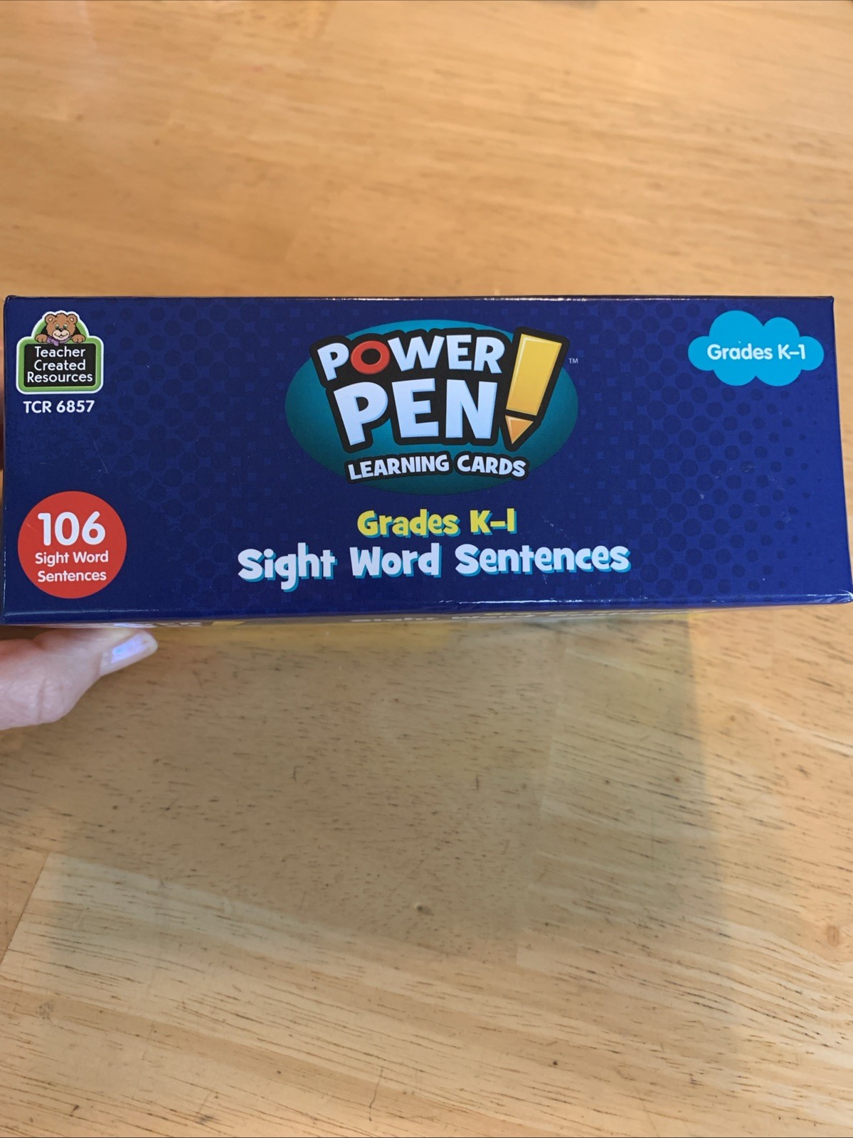 POWER PEN Sight Word Sentences Learning Cards GRADE K-1 53 Cards With Box