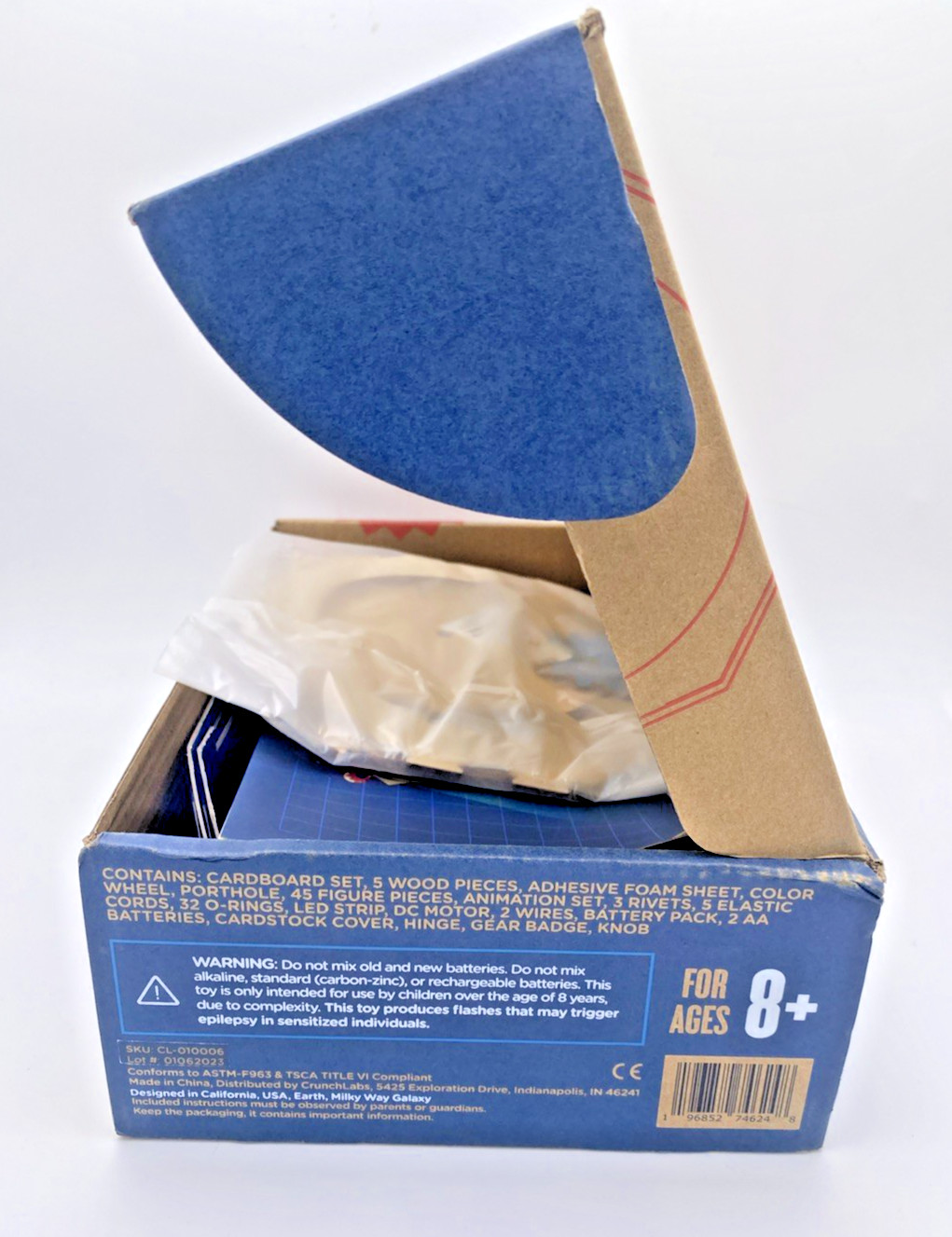 Crunch Labs Strobe Light Animator Builder Box Mark Rober STEM Kit