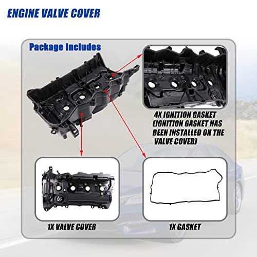 Engine Valve Cover with Gasket Replacement for Honda CR-V 2015 2016 2017 2018