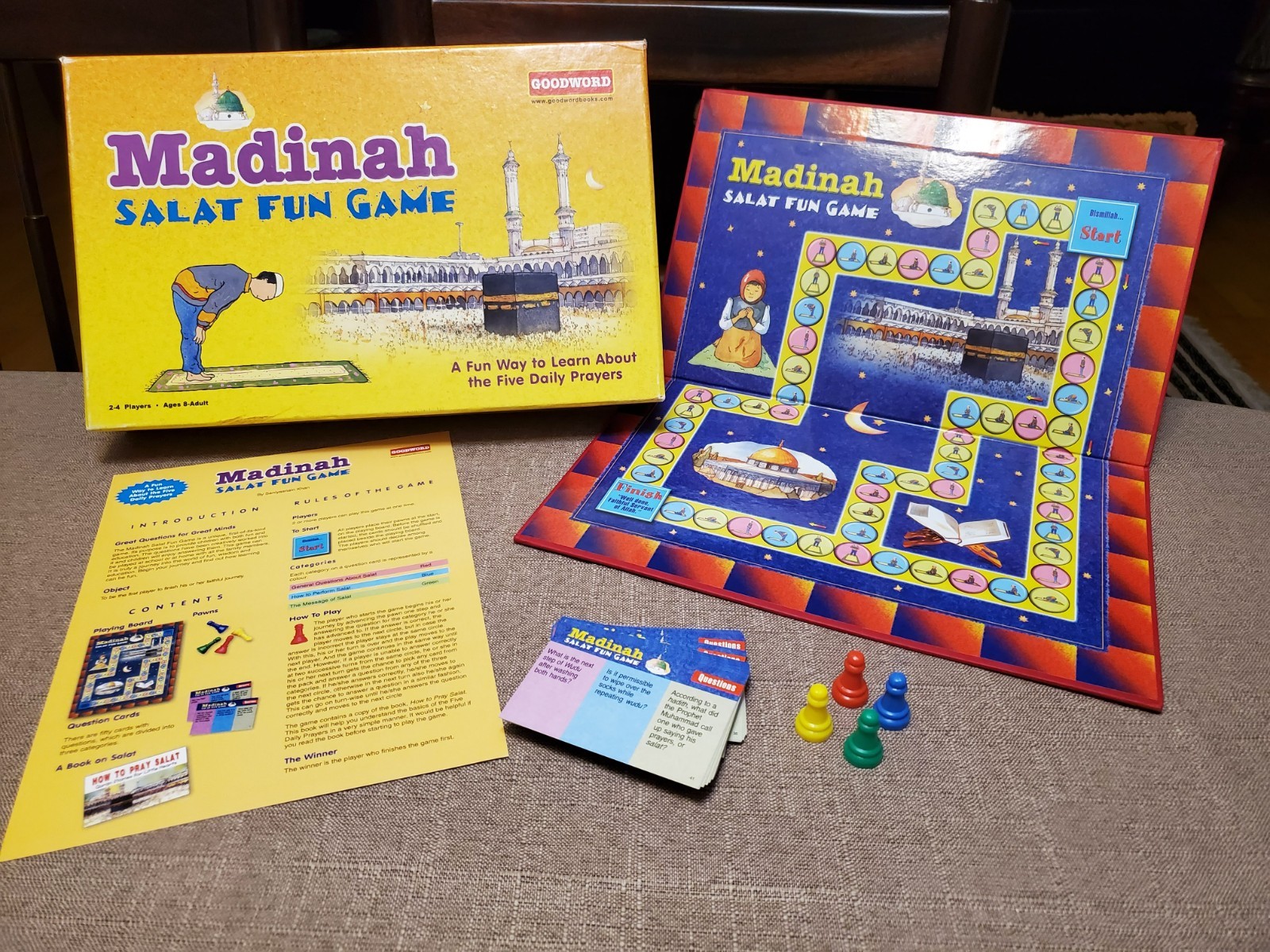 GoodWord Madinah Salat Fun Game Ages 8 – Adult Gently Used