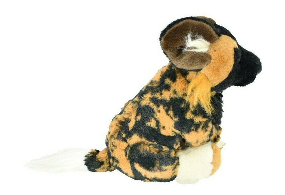 African Wild Dog, Soft Plush Stuffed Animal, Realistic Figure 9″ F899