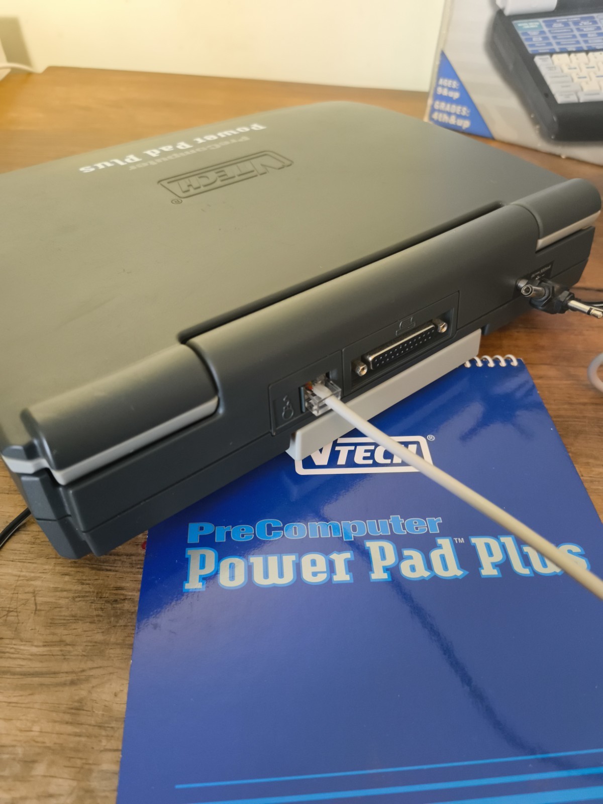 VTech Pre-Computer Power Pad Pro Vintage Educational Laptop Toy Tested w Box