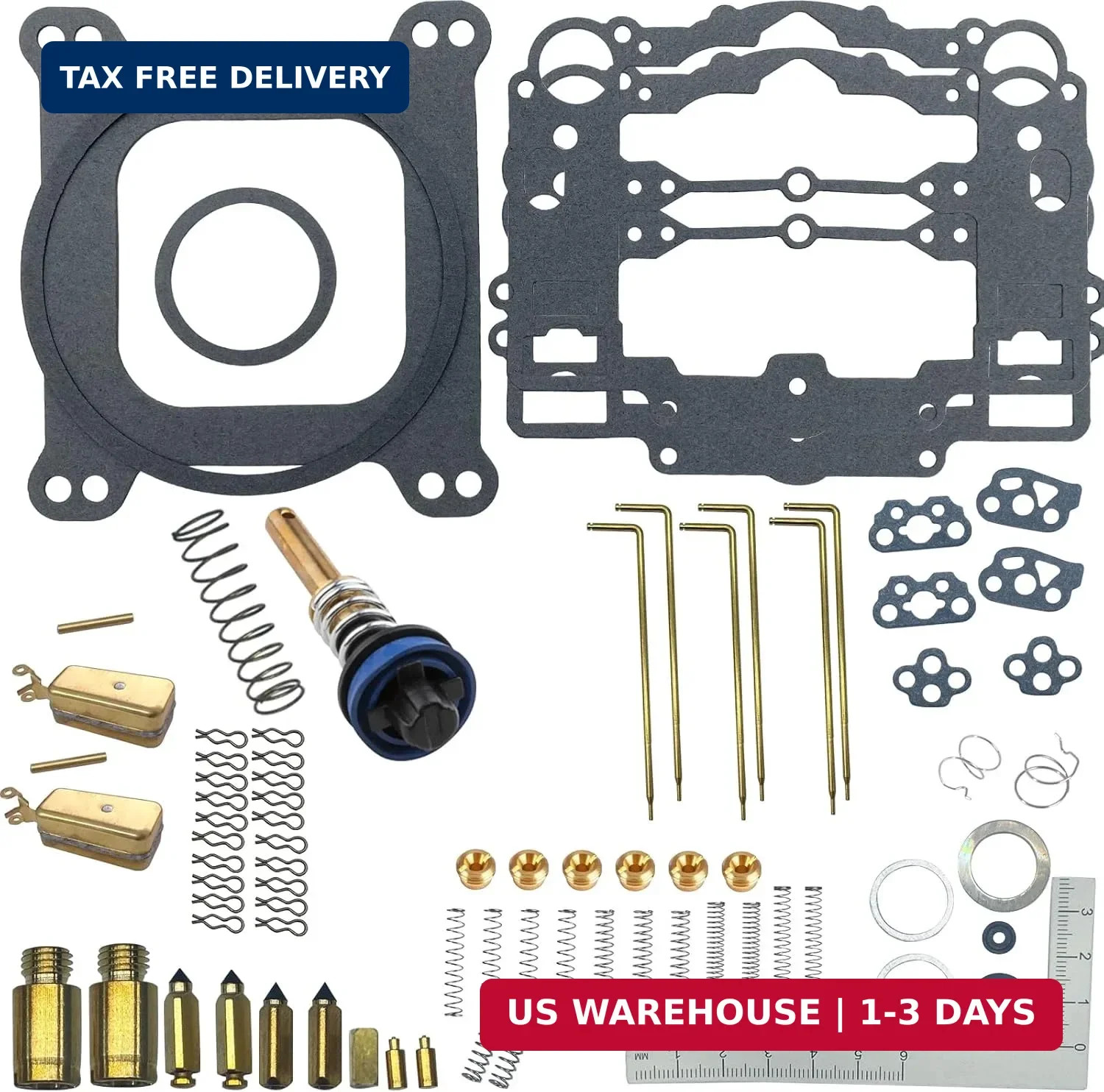 Rebuild Kit For Edelbrock 1406 Carburetor Compatible With Genuine Edelbrock…