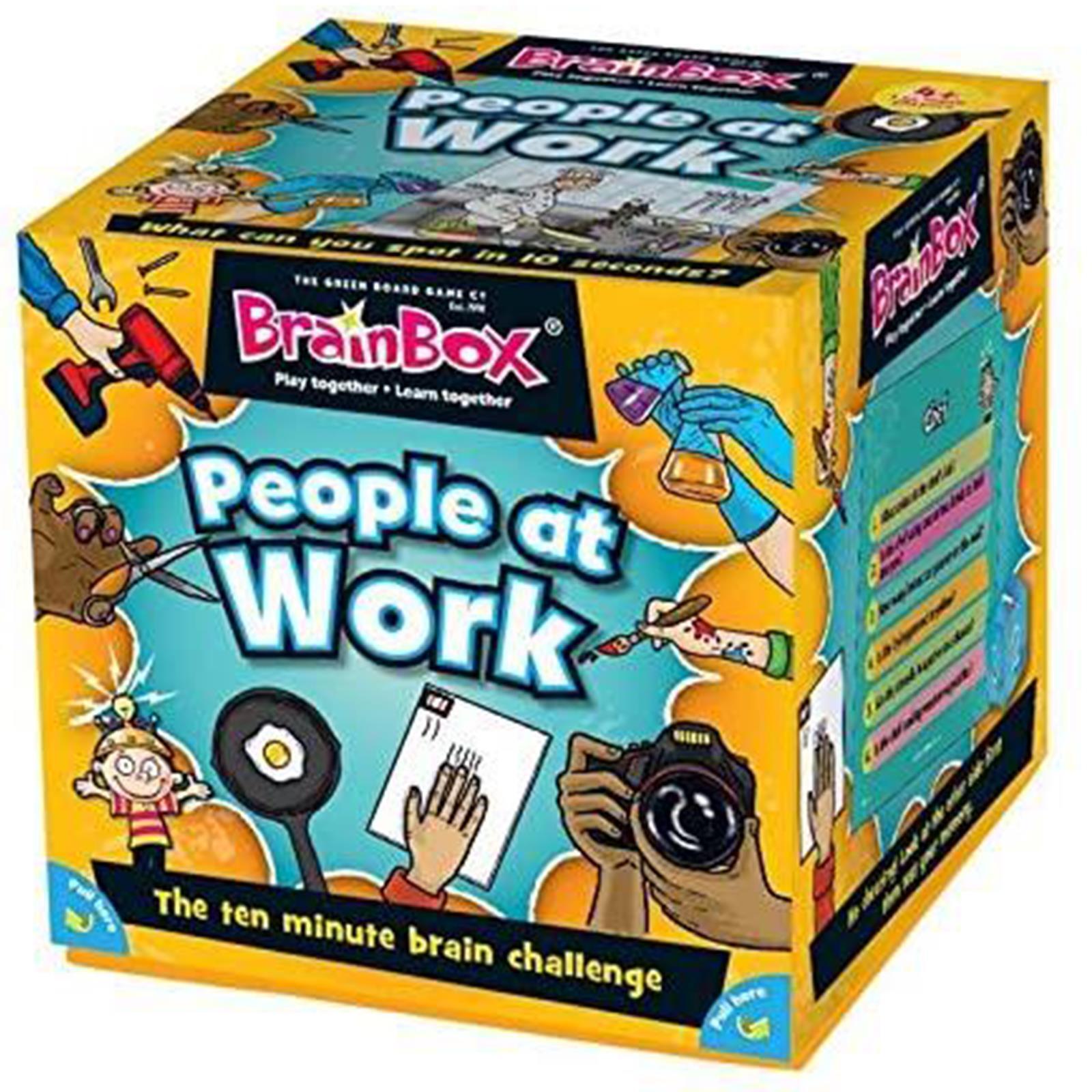 BrainBox People at Work Kids Toddler Educational Play and Learn Board Game