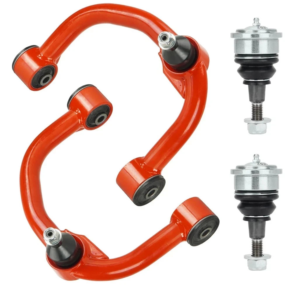 Front Upper Control Arms with Ball Joints Lift 2-4 Inch for Toyota Tundra