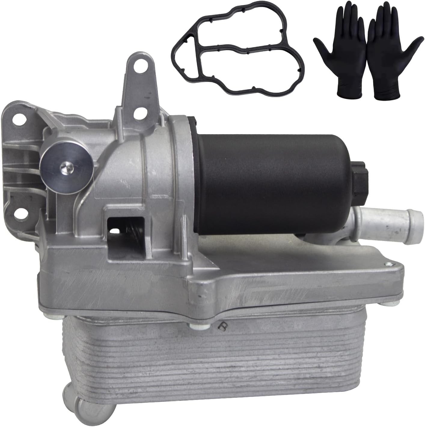 Upgrade Aluminum Engine Oil Filter Housing Assembly Compatible with