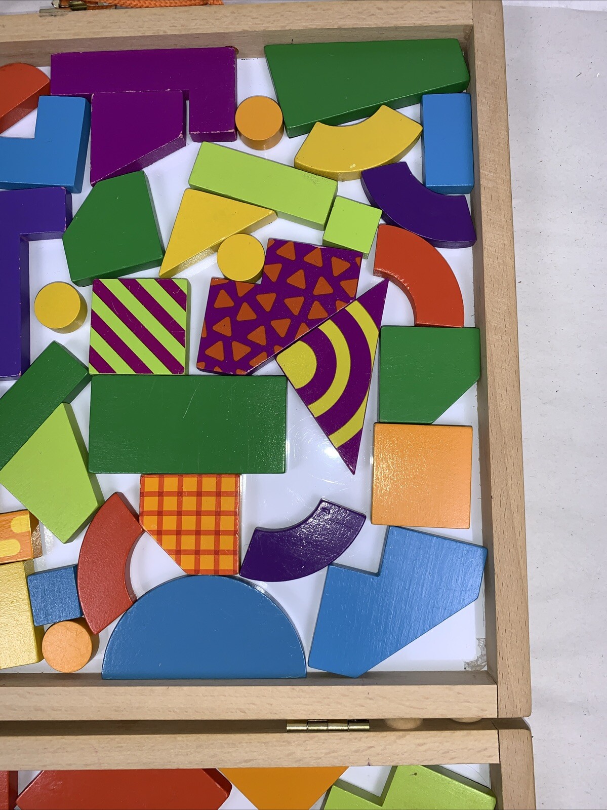 Imagination Magnets Creative Patterns 78 Magnetic Pcs Shapes 2010 Mindware