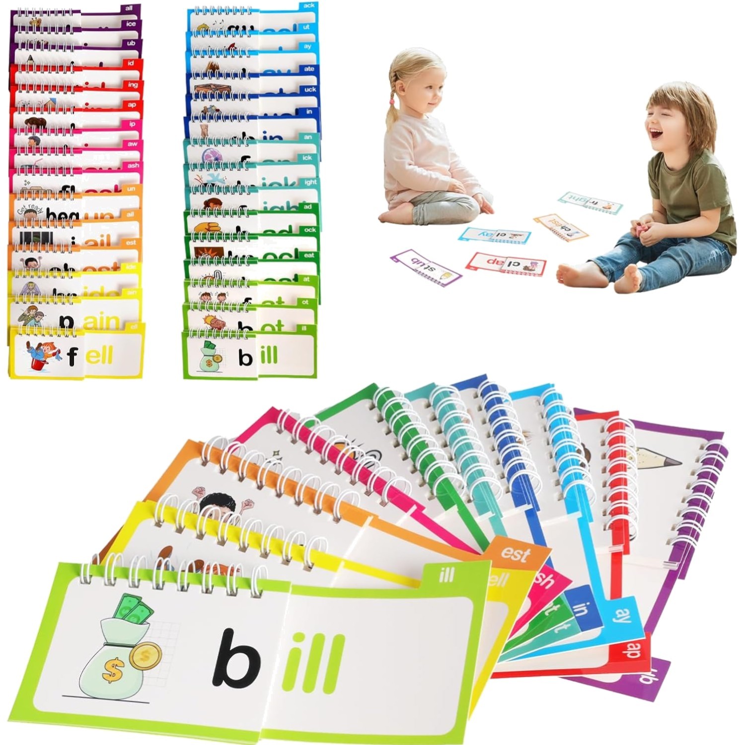 Read and Rhyme Flip Books 30 Count Educational Activity for Kids