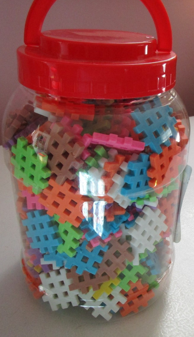 New Excellerations Mini Waffles 300 pieces 1.5 by 1.5 in Preschool Enginnering