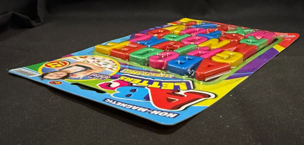 ABC Letters – Non-Magnetic – Learn to Spell – 27 Pieces – Jaru -2015