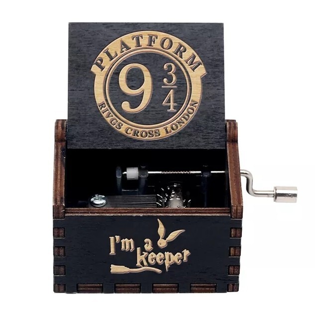 Harry Potter Vintage Music Box With Crank Tune From The Legendary Film