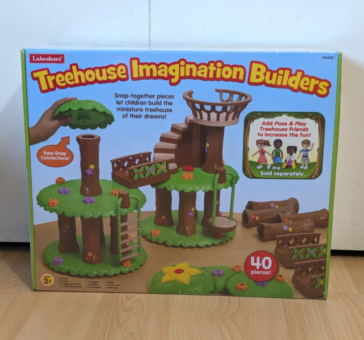 New Lakeshore Treehouse Imagination Builders Educational Toy 40pcs Sealed