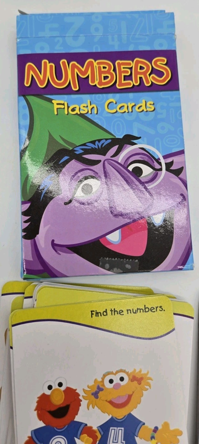 Lot Of Educational Stuff K4-K5 Wipe Off Writing & Alphabet & Numbers Flash Cards