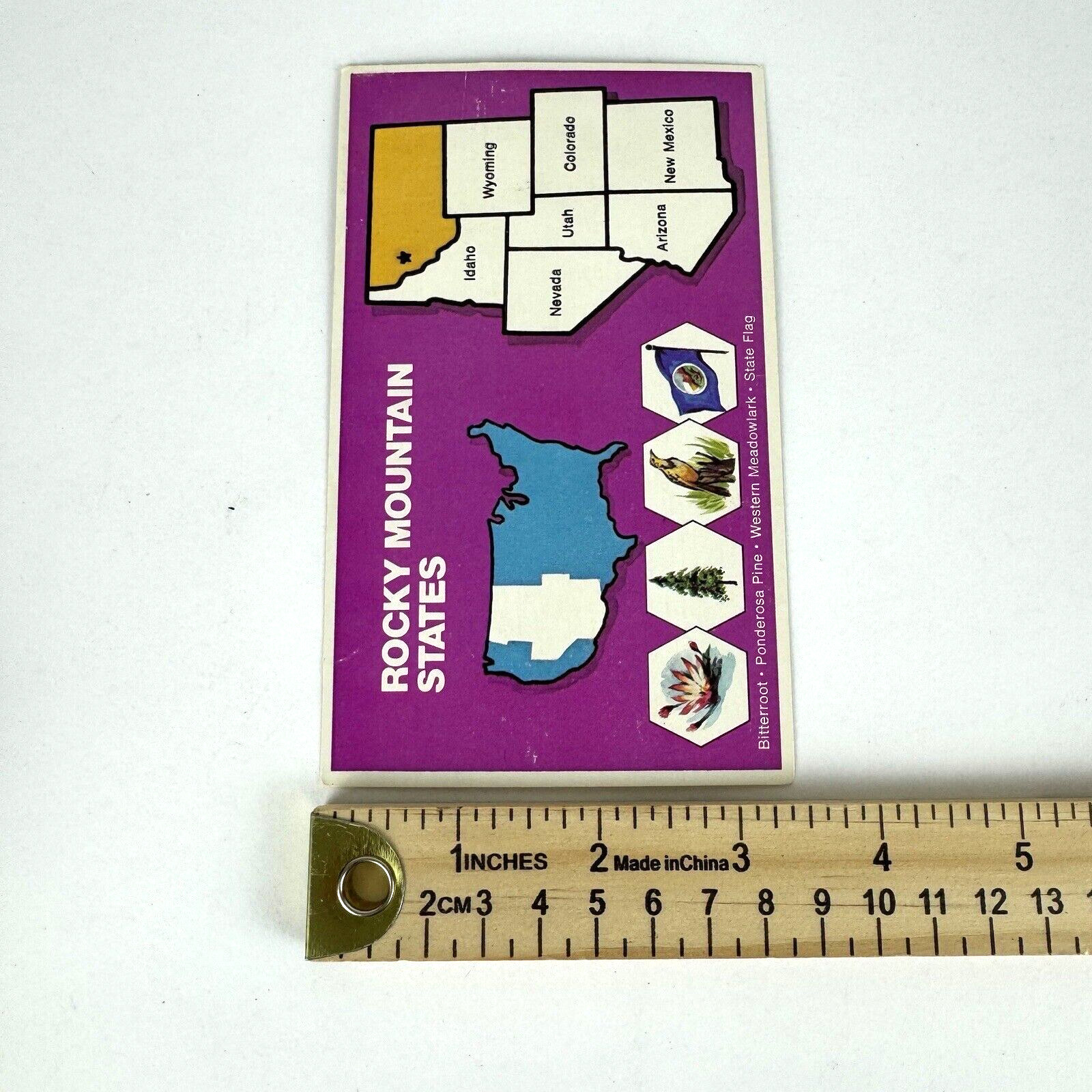 Educational Flash Cards Of The United States Vintage 1975 Box Set – by Edu Cards