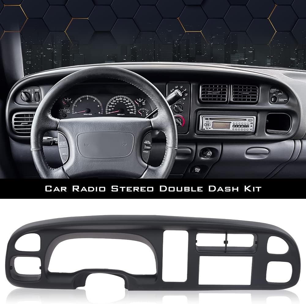 PIT66 Dash Board Bezel Cover, Compatible with Dodge Ram 1500