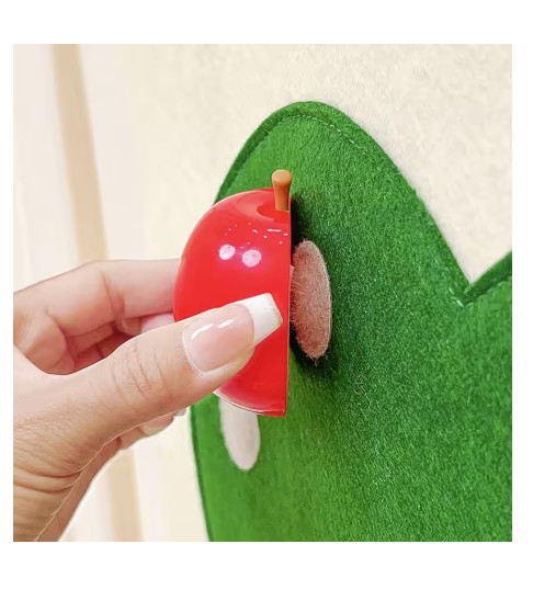 Baby Felt Board Play Food Toy Fruits & Vegetables Kitchen