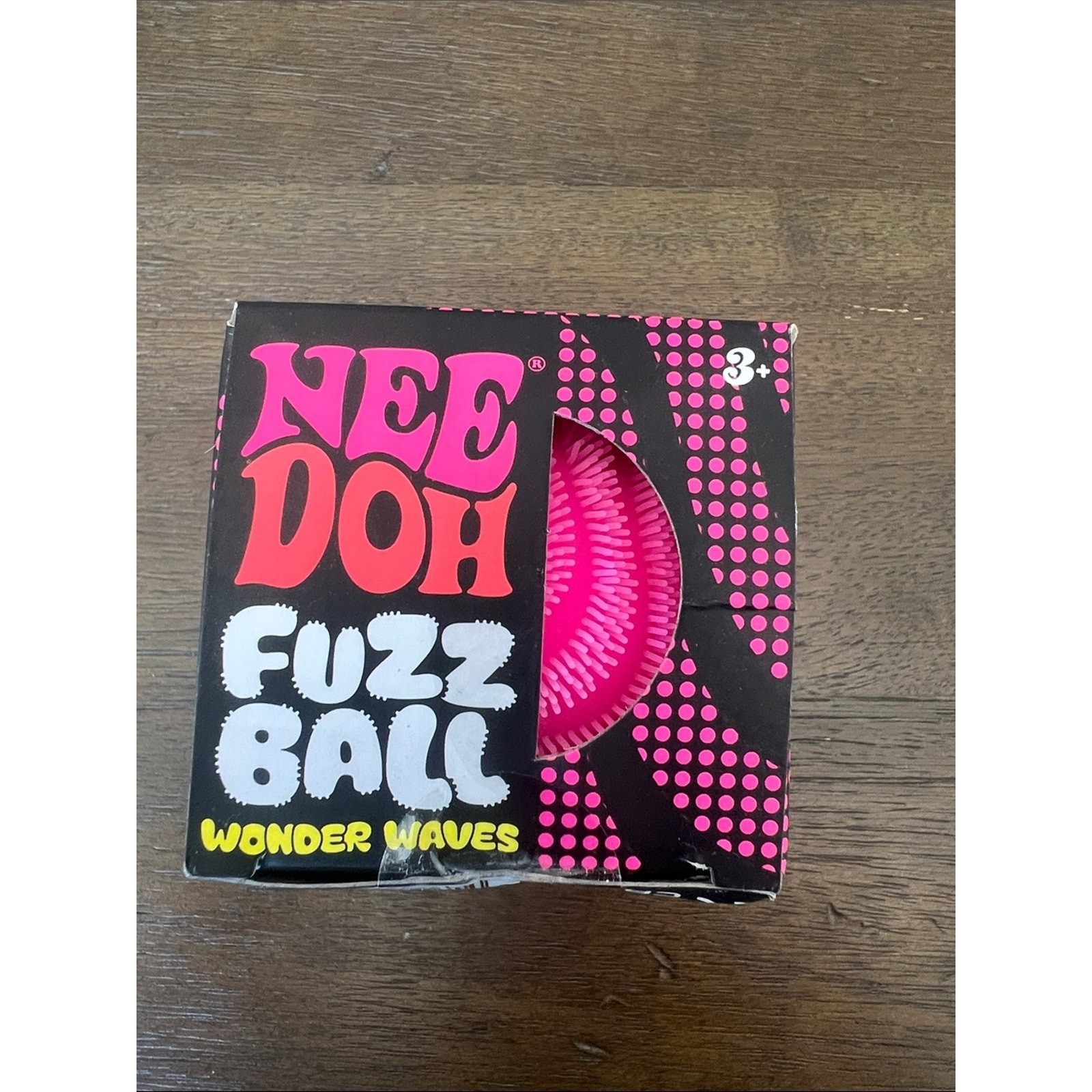 NeeDoh Fuzz Ball Wonder Waves – Pink – Sealed in Box :)!