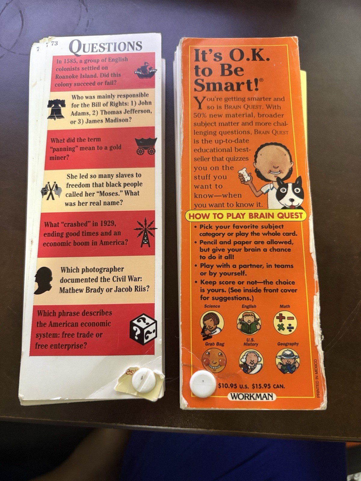 Brain Quest Grade 4 (Ages 9 – 10) Decks