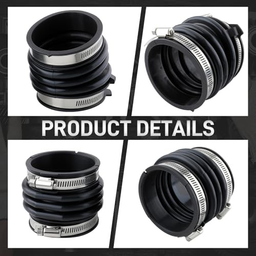 1788220161 2Pcs Engine Air Intake Hose with Clamps Compatible with Lexus ES300
