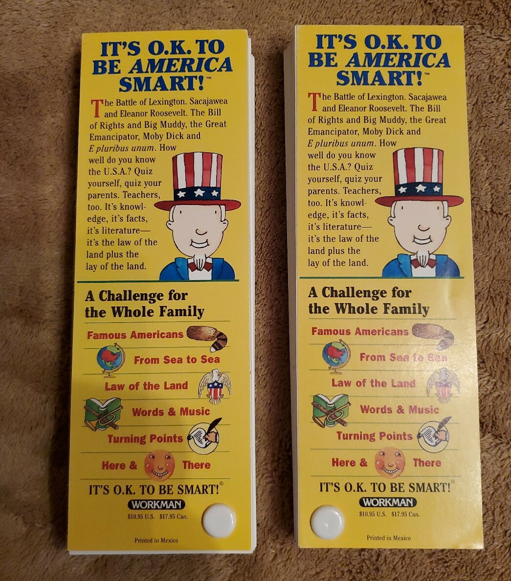 5 Decks of Brain Quest Cards: ages 7-8, 9 & up, 12 & 13
